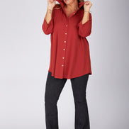 Camicia Milano fluido terra di siena