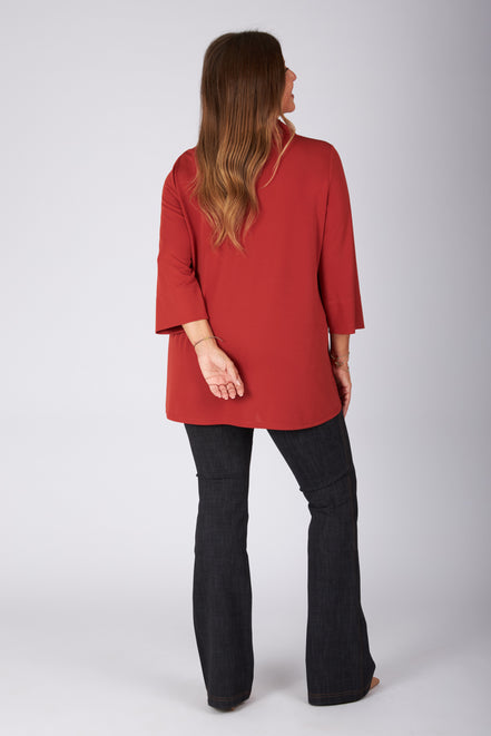 Camicia Milano fluido terra di siena
