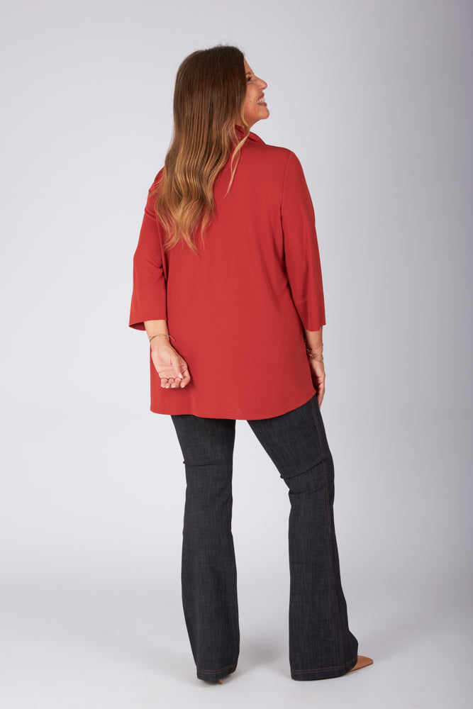 Camicia Milano fluido terra di siena