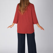 Camicia Milano fluido terra di siena