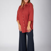 Camicia Milano fluido terra di siena