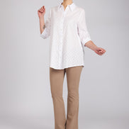 Camicia Milano in garza bianca