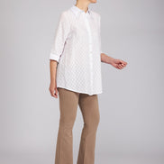 Camicia Milano in garza bianca