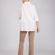 Camicia Milano in garza bianca