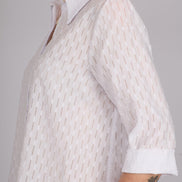 Camicia Milano in garza bianca