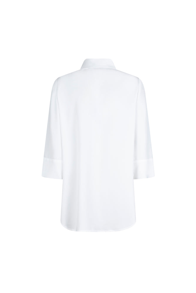 Camicia Milano techno satin latte