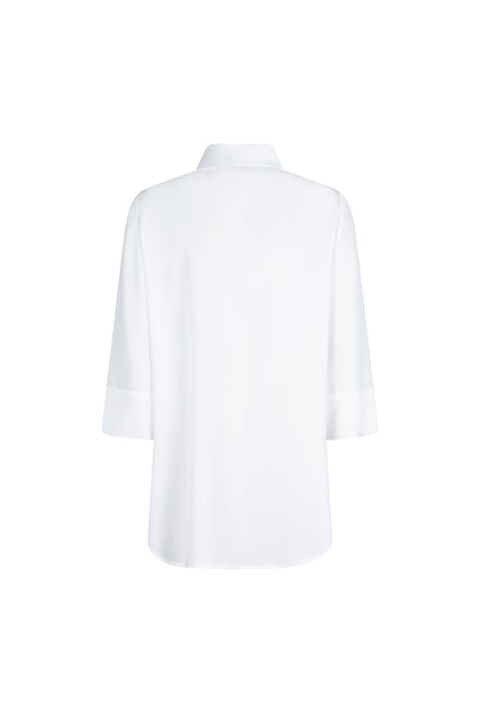 Camicia Milano techno satin latte