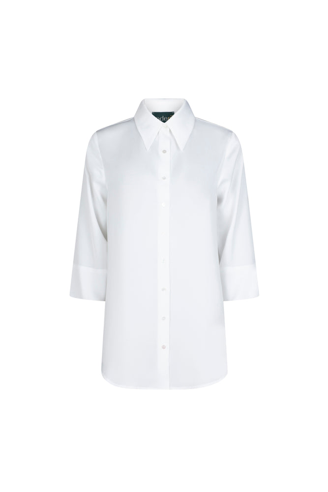 Camicia Milano techno satin latte