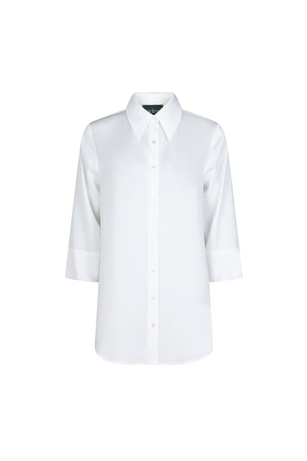 Camicia Milano techno satin latte