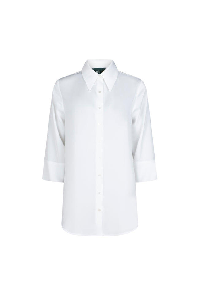 Camicia Milano techno satin latte