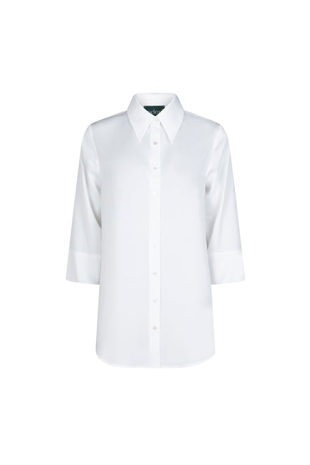 Camicia Milano techno satin latte