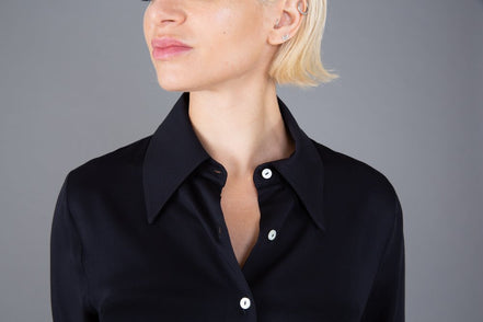 Camicia Milano over nera