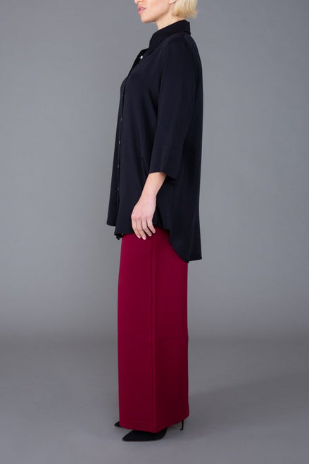 Camicia Milano over nera
