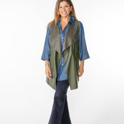 Camicia Milano in satin effetto jeans