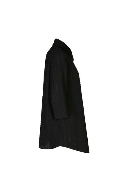 Camicia Milano in plumetil nero