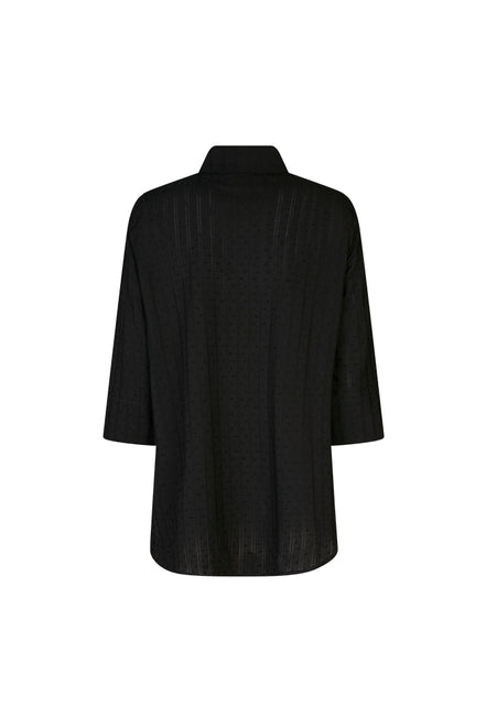 Camicia Milano in plumetil nero