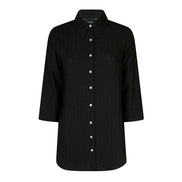 Camicia Milano in plumetil nero