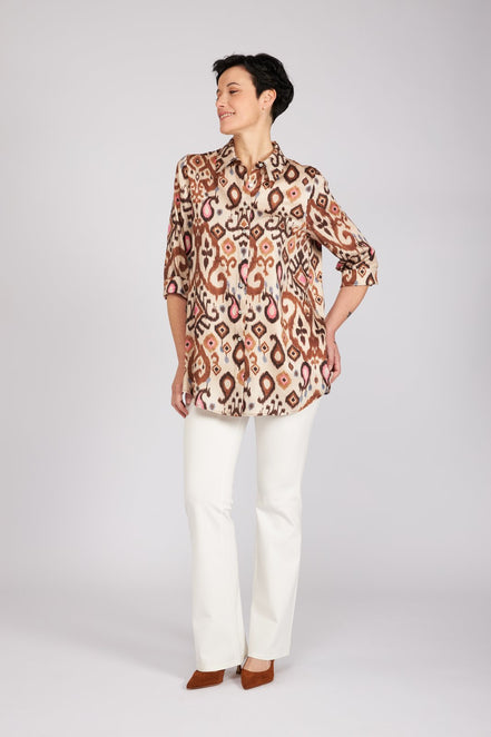 Camicia Milano stampa batik