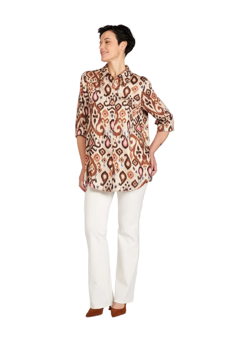 Camicia Milano stampa batik