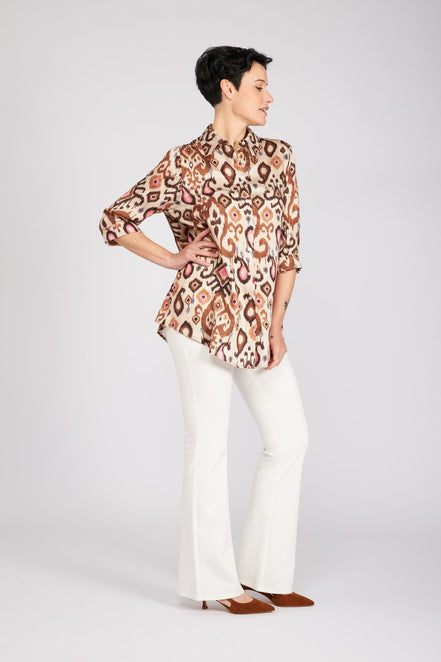 Camicia Milano stampa batik