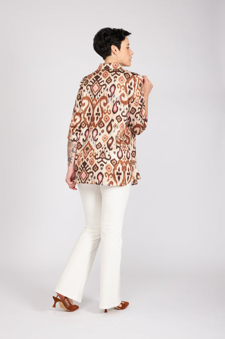 Camicia Milano stampa batik