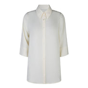 Camicia Milano techno satin avorio