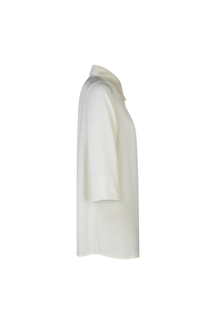 Camicia Milano techno satin avorio