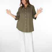 Camicia Milano cotone militare