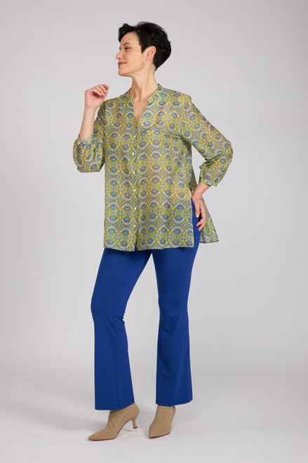 Look fantasia bluette verde panta bluette