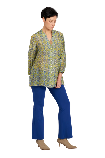 Look fantasia bluette verde panta bluette