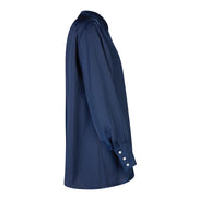 Camicia NY techno satin blu