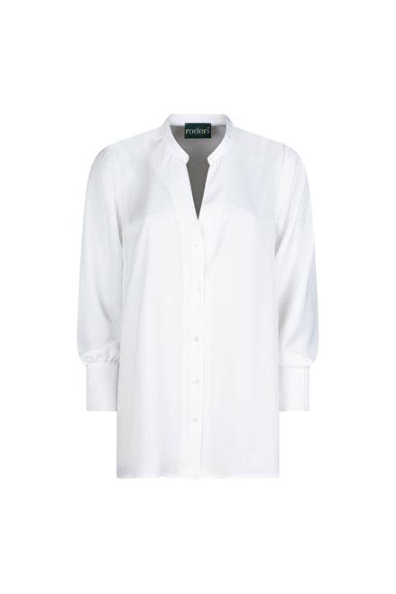 Camicia  NY techno satin latte