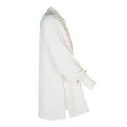Camicia NY techno satin avorio
