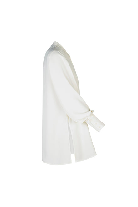 Camicia NY techno satin avorio