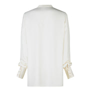 Camicia NY techno satin avorio