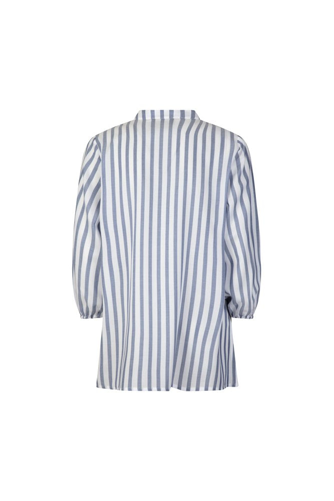 Camicia Vulcano riga bianca blu