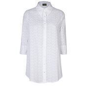Camicia Milano sangallo bianco