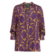 Camicia NY disegno viola