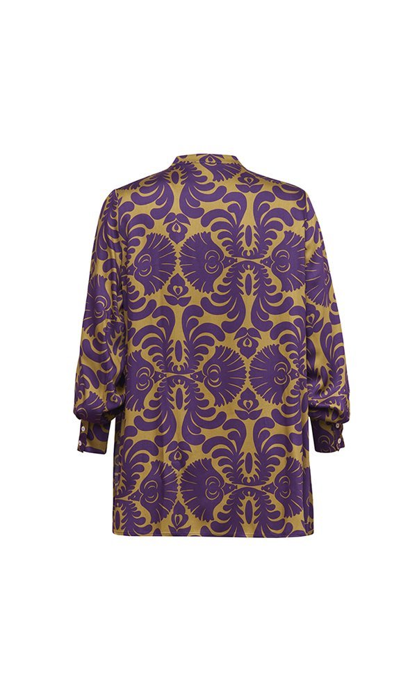 Camicia NY disegno viola