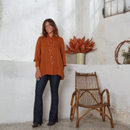 Camicia Tokyo mostarda