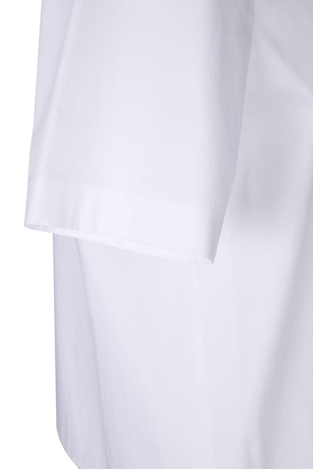 Camicia Torino bianca cotone elasticizzato