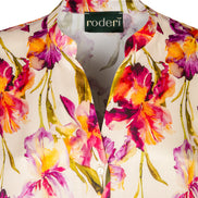 Camicia Vulcano fantasia seta ciclamino