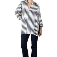 Panta Milano in punto milano cotone blu navy