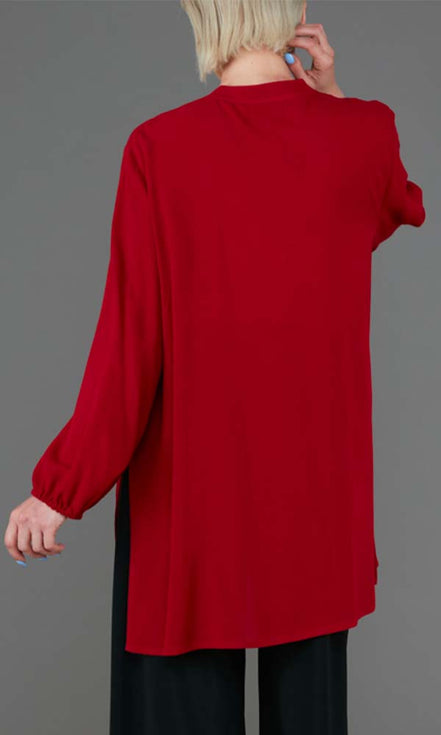 Camicia Vulcano Garza Rubino