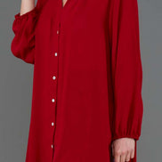 Camicia Vulcano Garza Rubino
