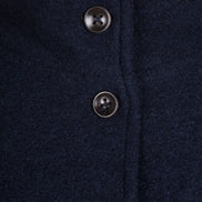 Cappottino donna Mio in lana cotta blu