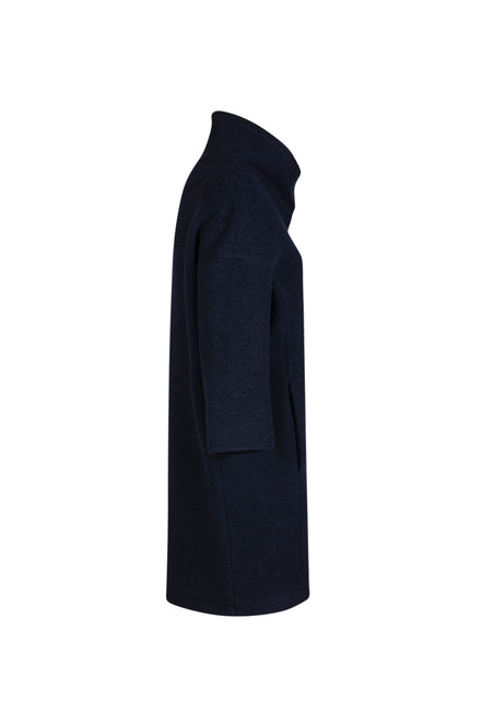 Cappottino donna Mio in lana cotta blu