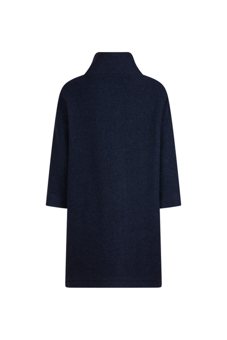 Cappottino donna Mio in lana cotta blu