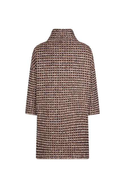 Cappottino Mio ovetto bouclè mocha lurex