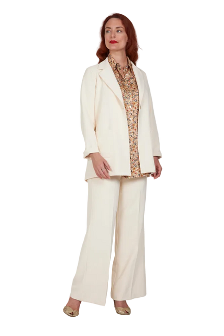 Blazer Berlin in crepe cady avorio